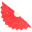 Raindrops Decoratieve Vouw Handvrienden Rood Doek 1 Pack 2