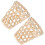 2pcs Nonslip Bamboo Woven Sleeves For Various Occasions 4