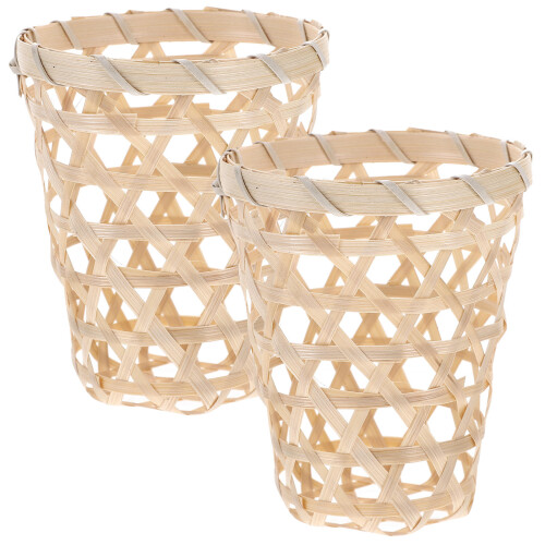 2pcs Nonslip Bamboo Woven Sleeves For Various Occasions 1