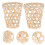 2pcs Nonslip Bamboo Woven Sleeves For Various Occasions 3
