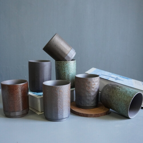 Heat Retaining Ceramic Mugs 220ml Distinctive Kilns Glazed-E. 1