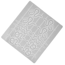Schlangenförmige Ohrringform Handwerk DIY