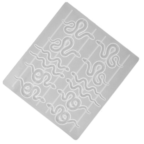 Schlangenförmige Ohrringform Handwerk DIY