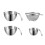 304 Stainless Steel Multipurpose Kitchen Bowl Colander For-4 2