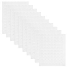 10 Blatt Doppelseitige Klebesticker Für Luftballons, Runde Aufkleber