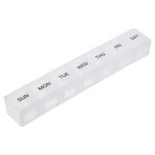 Pillendose Transparente Aufbewahrungsbox