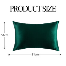 Silk Pillowcase for Hair and Skin, Soft And Smooth Satin Fabric Luxury Envelope Closure Bedding Cover, Double Sided Mulberry Silk Pillow Case with Act