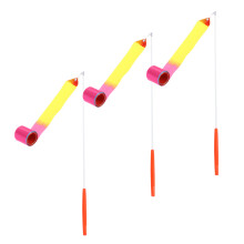 3 Multicolor Rhythmische Gymnastieklinten Met Staven