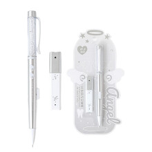 Ergonomic Handle Automatic Mechanical Pencil With Box of-silver