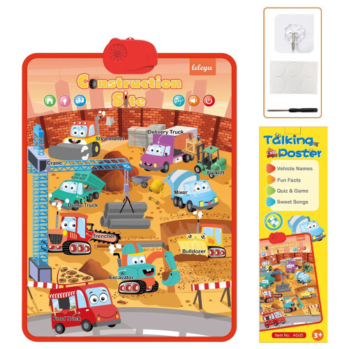 Interactive English Learning Sound Poster for Children-AG05