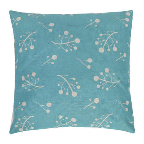 Μαξιλαροθήκη από λινό με floral print, ανθεκτικό κάλυμμα μαξιλαριού από ύφασμα για