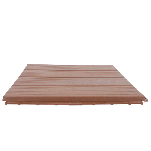 Sol Balcon Bois- Marron Compact