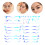 6 Oogschaduw Stickers, Plakbare Oogmake-up Decals 3