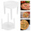 300 Stuks Pizza Saver Stand Wit Plastic Stapelbare Houders 7