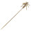 Tea Needle Brass Bee Shape 1pack 6.6x1.2x0.8in 6