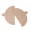4pcs Elegant Wooden Pizza Peels Half Circular Shape Baking Board 5