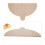 4pcs Elegant Wooden Pizza Peels Half Circular Shape Baking Board 6