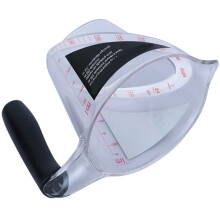 1St 250Ml Transparente Kunststoff Messschale Für Haarfarbe Dauerwelle