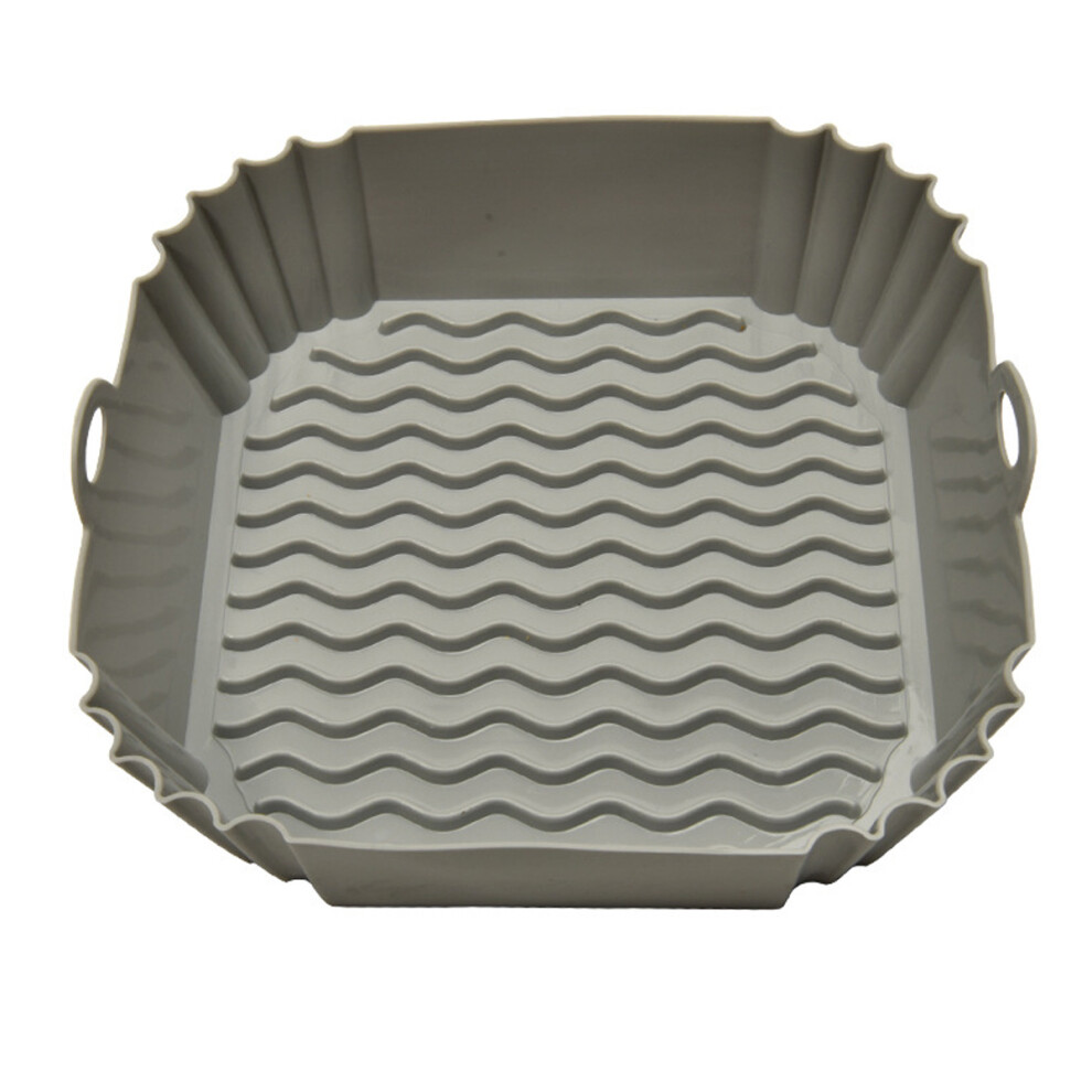 Non-Stick Air Fryer Silicone Liner Square, Dishwasher Safe Reusable Baking Tray, Food Grade Heat Resistant Silicone Pot, Bpa-Free Non-Toxic, Easy To C 9155353463291