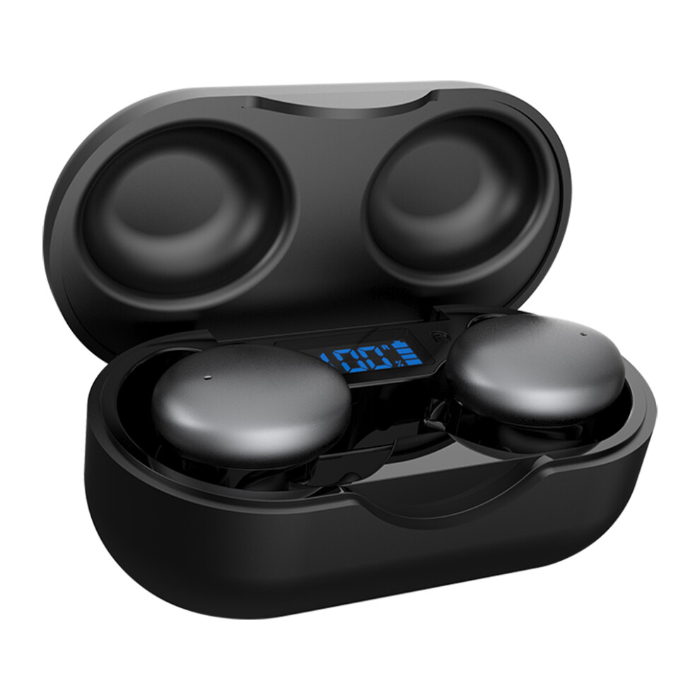 Schwarz (Schwarz) Bluetooth Kompatible Kabellose Kopfhörer Headsets Mit Mikrofon