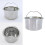 2Pcs Fine Mesh Stainless Steel Tea Strainer Tea Filter Silver 10