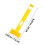 2Pcs Yellow Tent Hammer Pe Material Camping Safety Tool 2