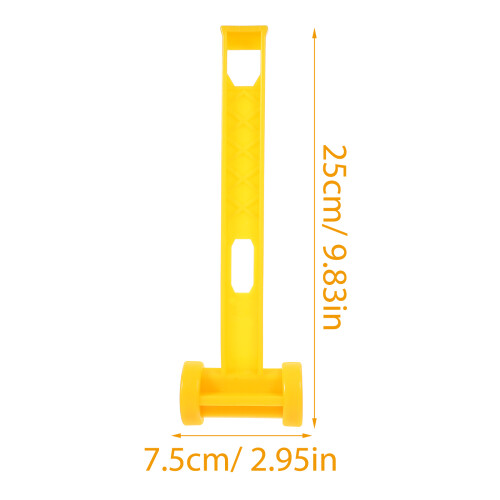 2Pcs Yellow Tent Hammer Pe Material Camping Safety Tool 2