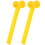 2Pcs Yellow Tent Hammer Pe Material Camping Safety Tool 6