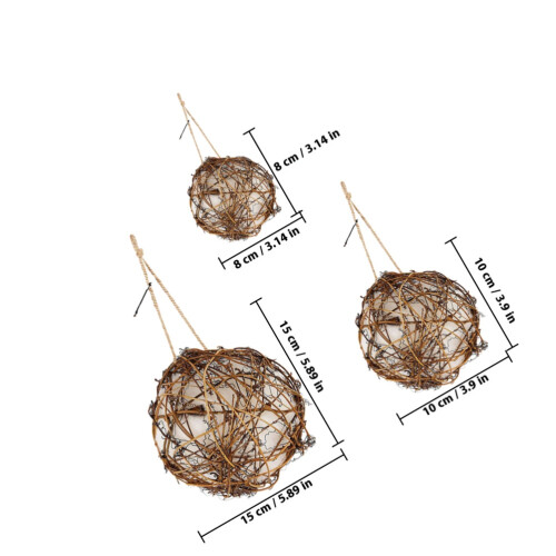 3Pcs De Material Para Nido De , Soporte Colgante Hecho 1