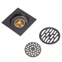 Snel afwaterende badkamerzeef, antiek design, breed toepasbaar in keukens, badkamers, garages, kelders, toiletten en balkons, haarfilter,