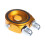 Upgrades Split Design Oil Pressure Gauges Adapters-Gold 1