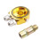 Upgrades Split Design Oil Pressure Gauges Adapters-Gold 6
