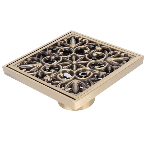 Τετράγωνη αποχέτευση ντους με αντικολλητική σήτα, ενσωματωμένο φίλτρο υψηλής 2