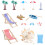 1 Set Poppenhuis Strandstijl Mini Ornament 4