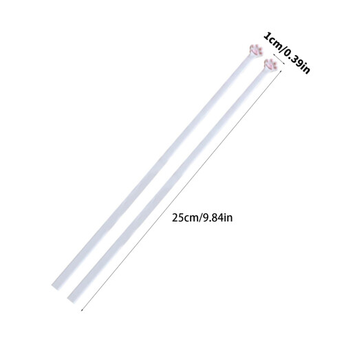 Creative 3D Printed Cats Paws Chopsticks Durable Dishwasher Safe 1