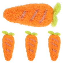 4Stück Orange Filz Broschen Für Basteln