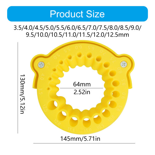 Portable Drill Bit Sharpener Jig For Angled Grinder Fit 3.5mm To 2