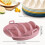 Functional Tacos Shell Rack For Grilling Tailgates Family-Pink 4