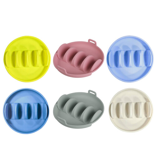Functional Tacos Shell Rack For Grilling Tailgates Family-Pink 1