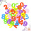 5 Packs Sponge Sticker Eva Number 3D Painting For Development 9