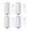 4 Stuks Dichtingsdeur Vergrendeling Antiek Aluminiumlegering 6