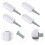4 Stuks Dichtingsdeur Vergrendeling Antiek Aluminiumlegering 9