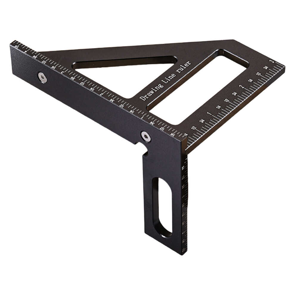 Multipurpose Triangular Measuring Instrument 45-Black English 7754000935451