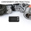 Indicateur Voltage Batterie Plastique Écran Couleur Auto Noir 8