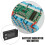 Indicateur Voltage Batterie Plastique Écran Couleur Auto Noir 7