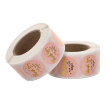 2rolls Thank You Labels Personalised Sticky Tags For Cake Boxes Customised Cake Box Labels Adhesive Sealing Decals