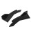 2PCS Auto Heckstoßstange Canard Lip Seitenrock 5