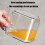 Functional Clear 4 Section Countertops Condiment-White 4
