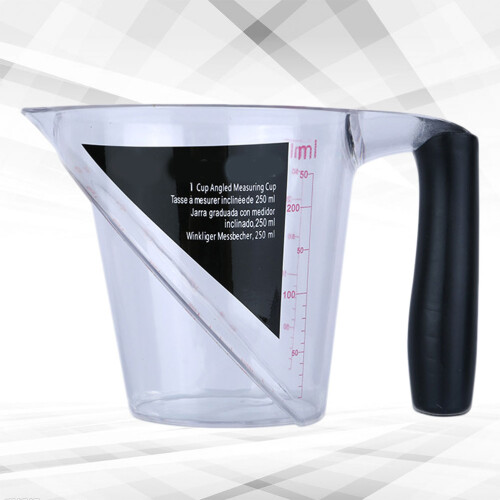 1 Stuks 250 Ml Transparante Plastic Maatbeker Voor Haarverf 2