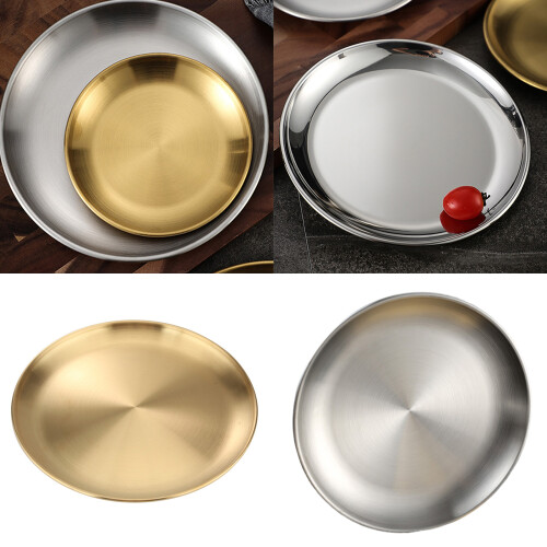 Commercial Stainless Dipping Dishes-17CM disc silver 2